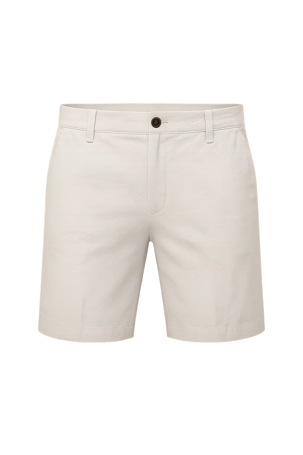 Short d'Été Tendance en Lin pour Homme – Blanc