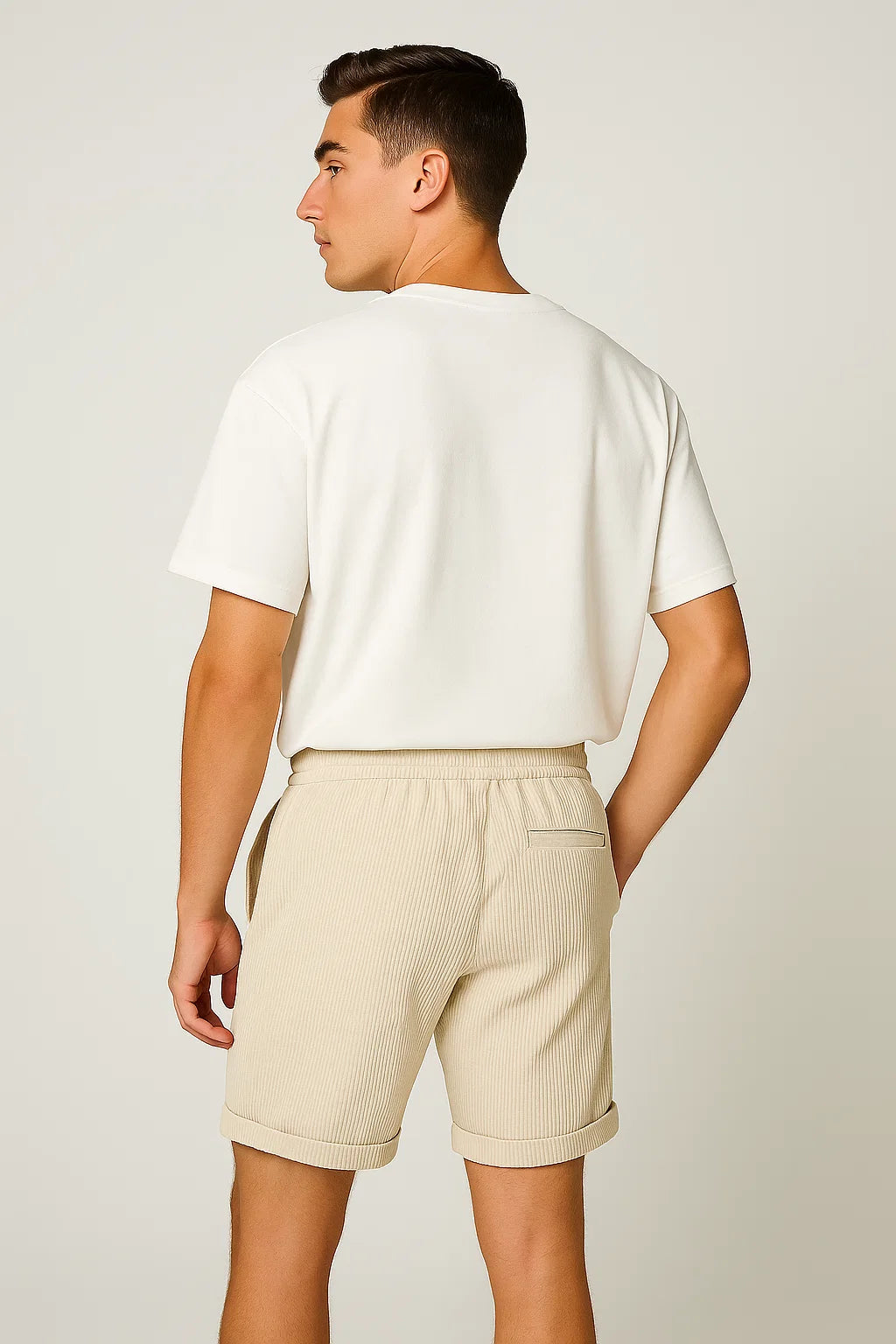 Short d'Été Tendance pour Homme – Blanc
