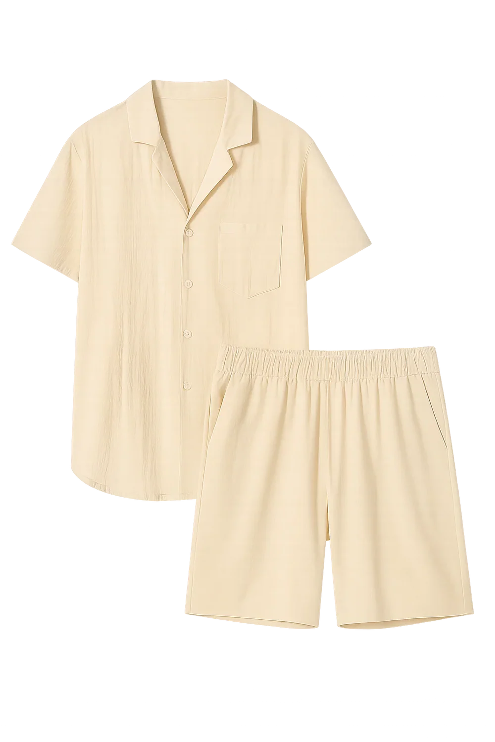 Ensemble en Lin pour Homme au Style Moderne – Beige