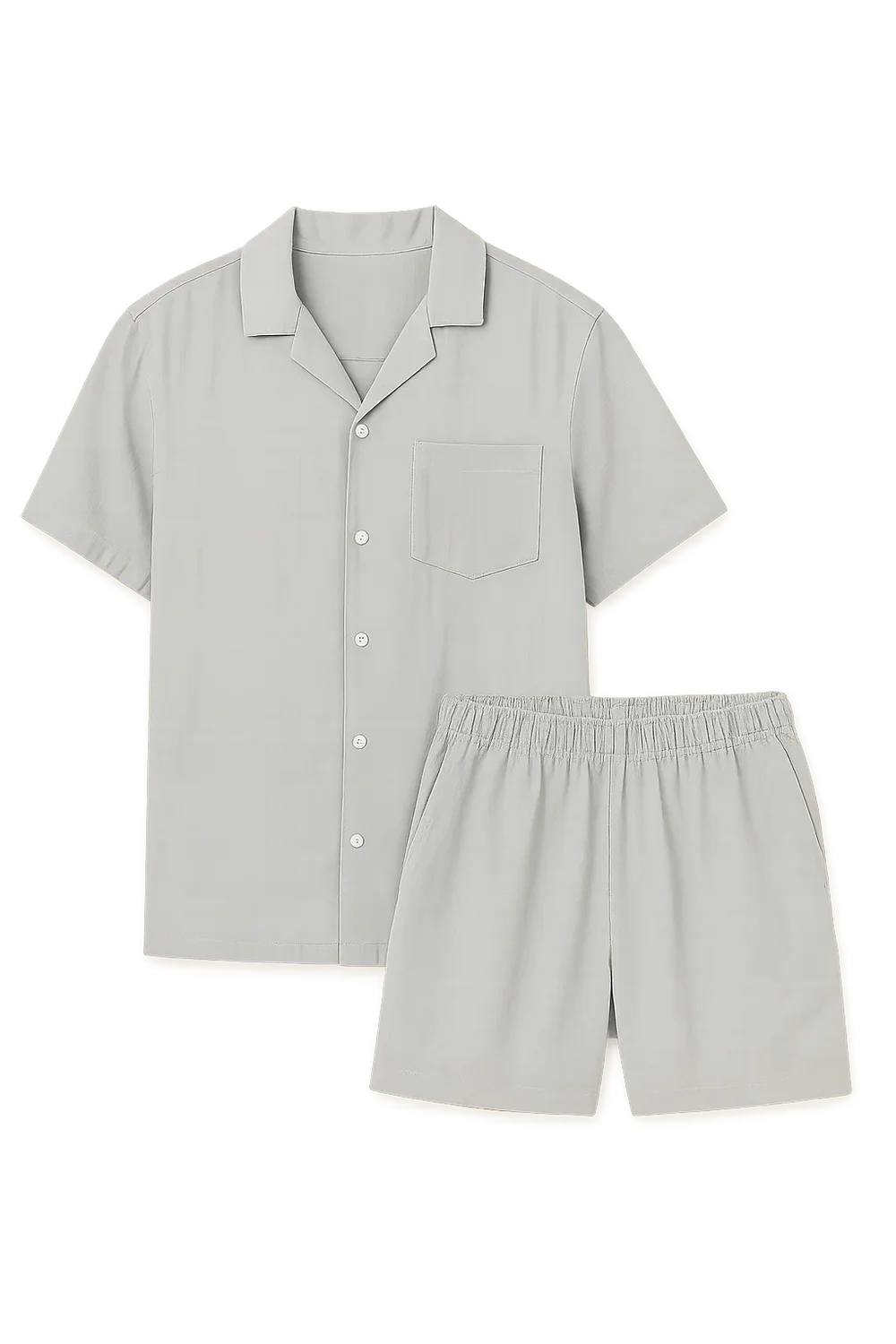 Ensemble en Lin pour Homme au Style Moderne – Gris Foncé