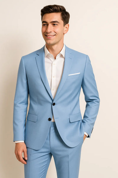 Costume Classique de Bureau pour Homme – Bleu