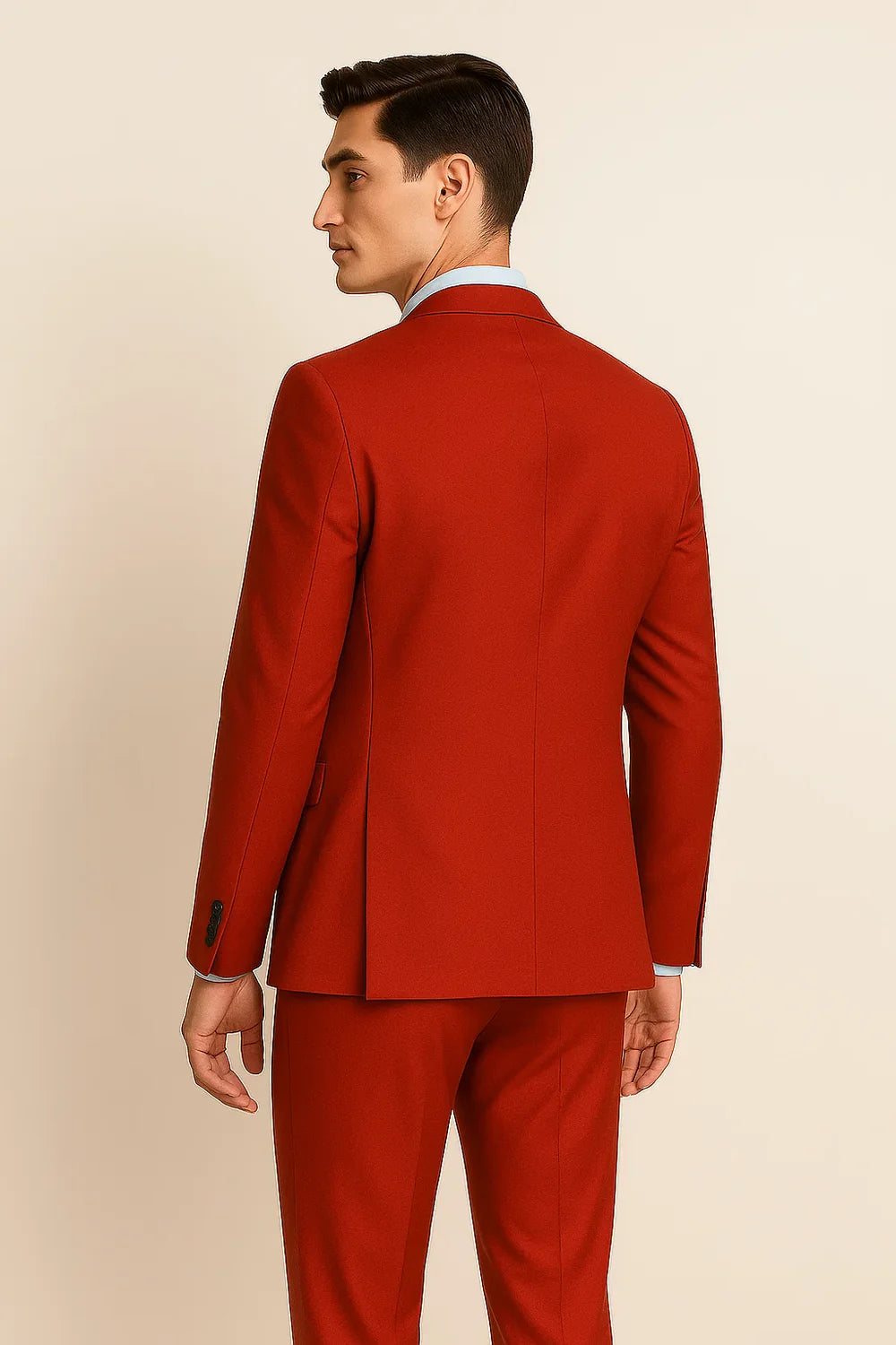 Costume Classique de Bureau pour Homme – Rouge