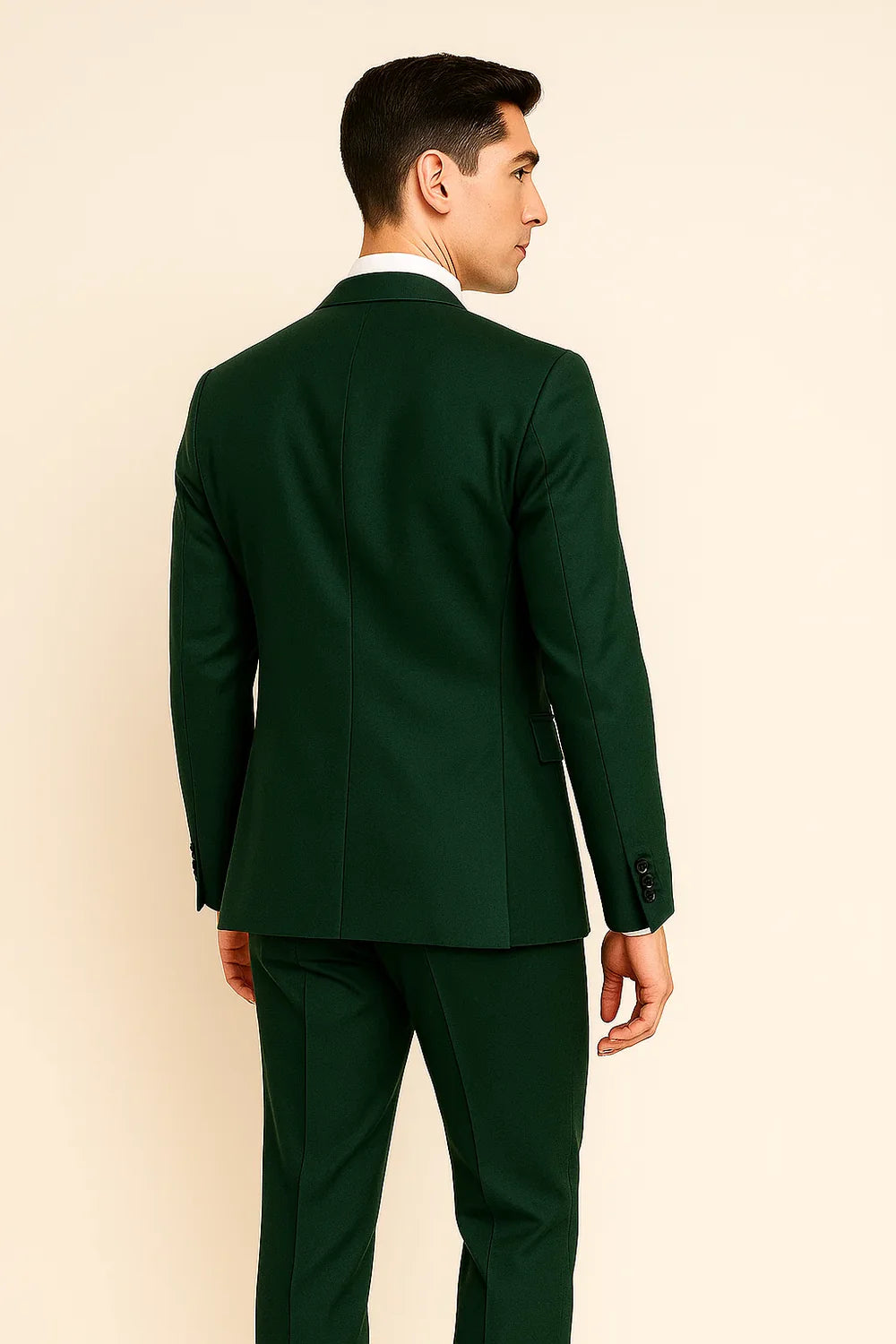 Costume Classique de Bureau pour Homme – Vert