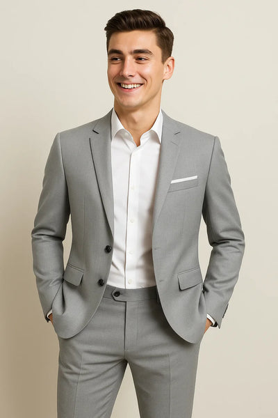 Costume Classique de Bureau pour Homme – Gris