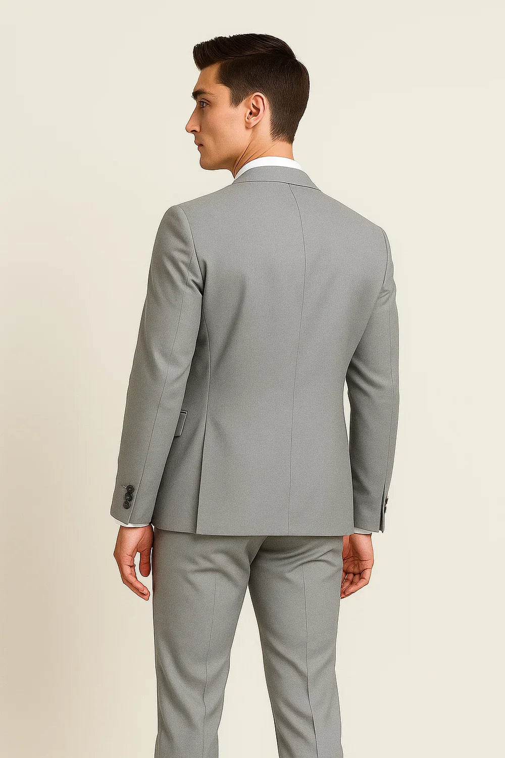 Costume Classique de Bureau pour Homme – Gris