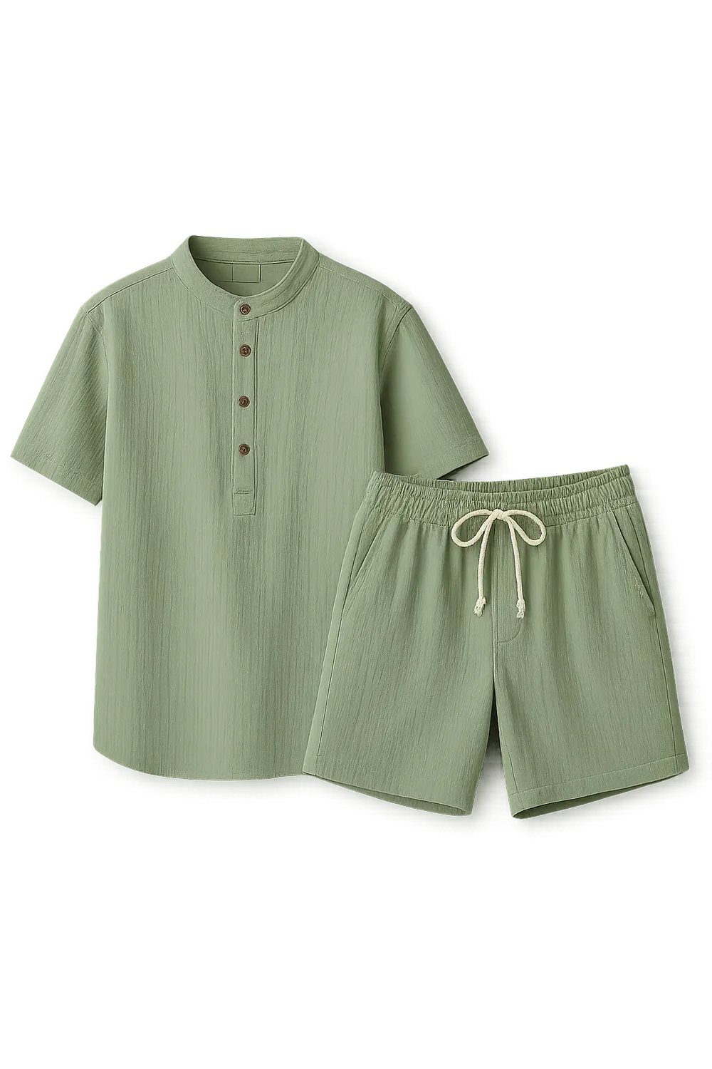 Ensemble d’été élégant pour hommes – Vert