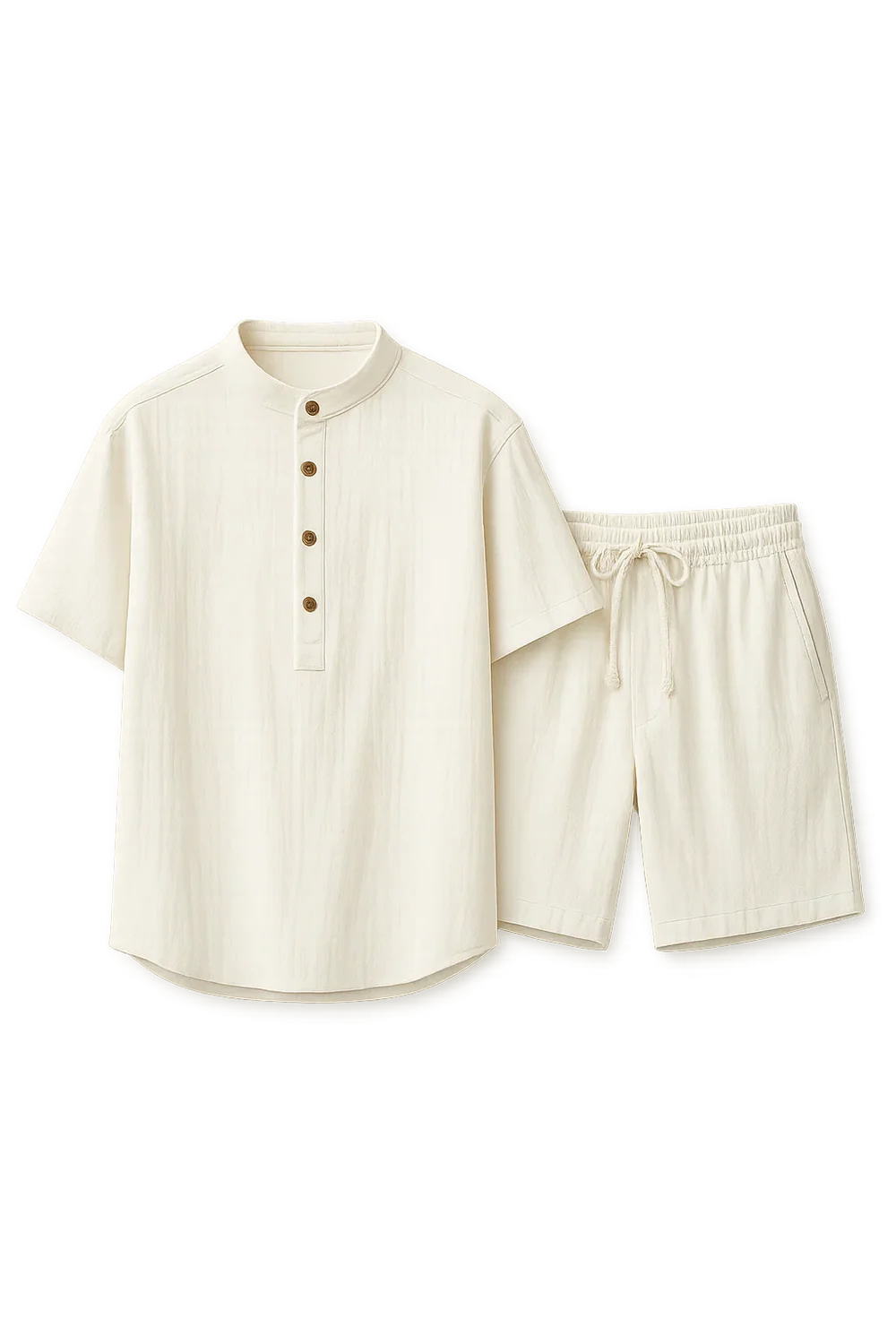 Ensemble d’été élégant pour hommes – Blanc