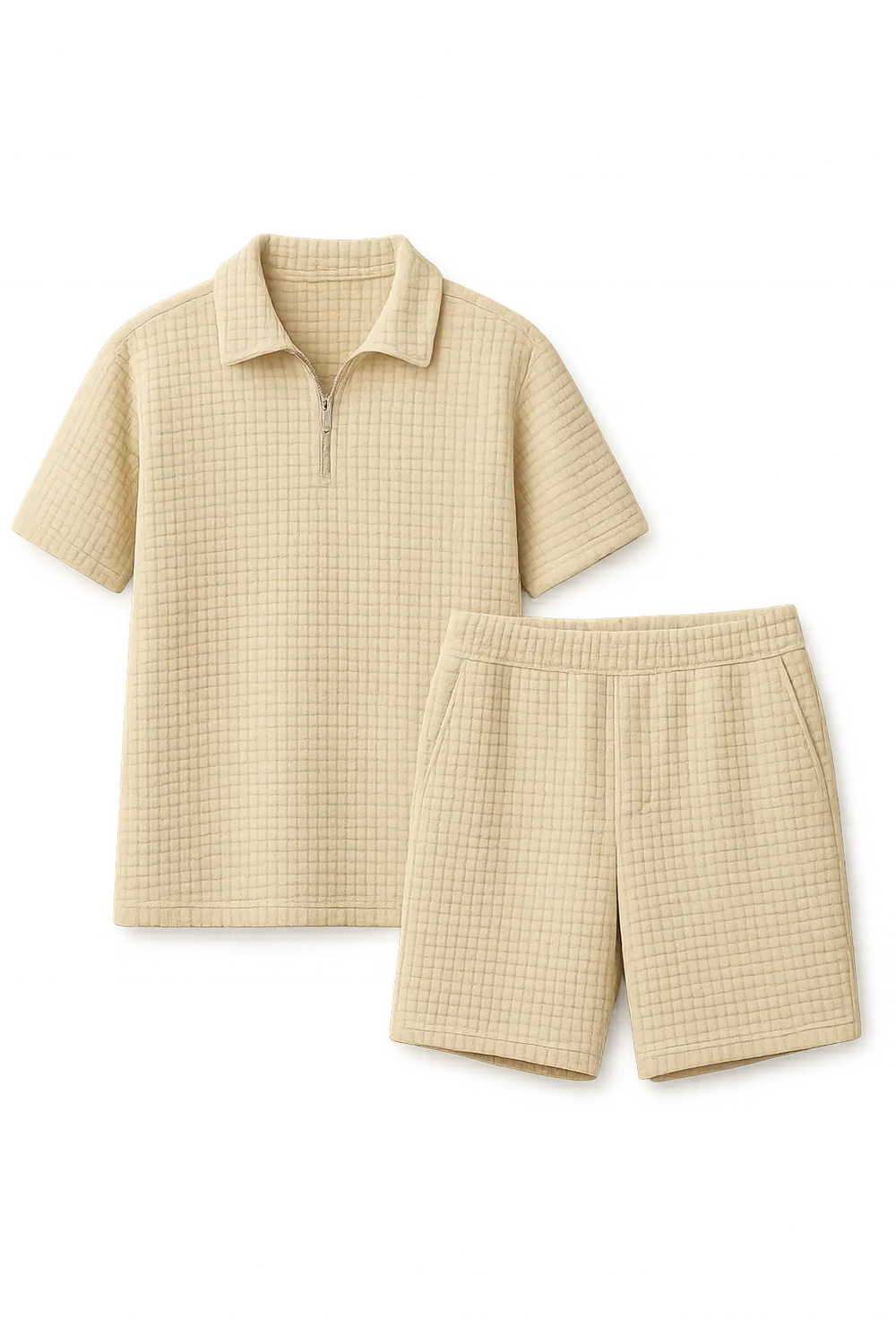 Tenue Estivale Tendance pour Homme – Beige