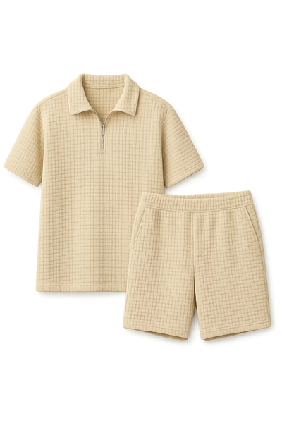 Tenue Estivale Tendance pour Homme – Beige