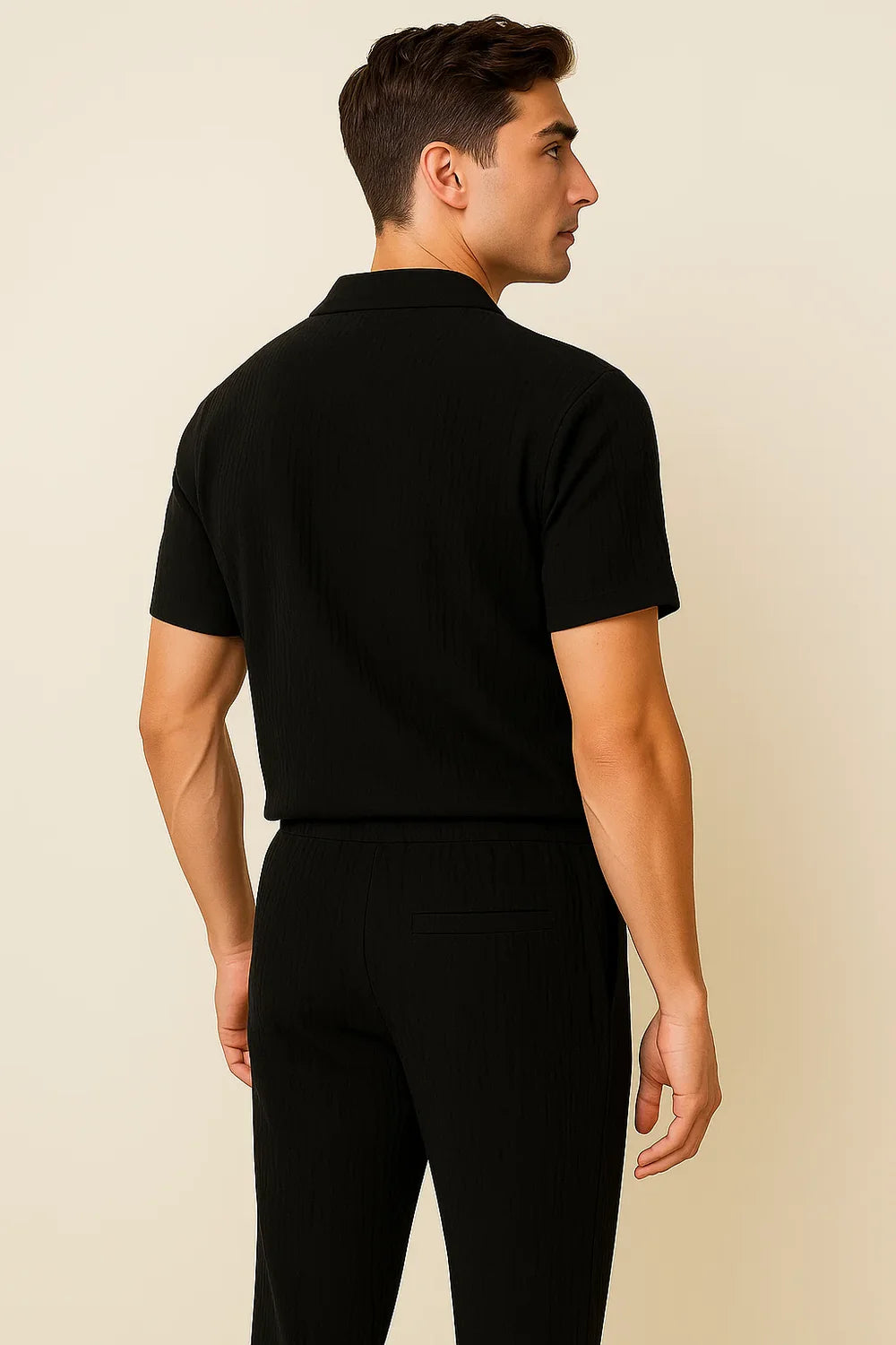 Ensemble Décontracté Tendance pour Homme – Noir