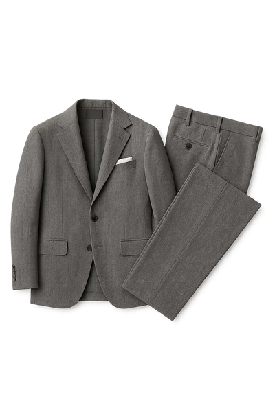 Costume Élégant Trois Pièces pour Homme – Gris foncé