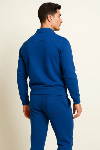 Ensemble pour Homme au Style Vintage – Bleu marine