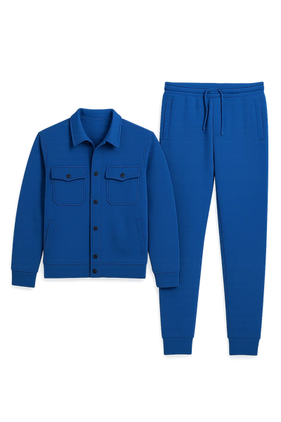 Ensemble pour Homme au Style Vintage – Bleu marine