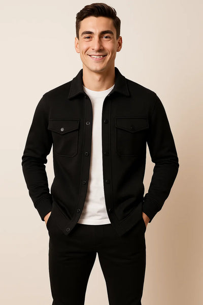 Ensemble pour Homme au Style Vintage – Noir
