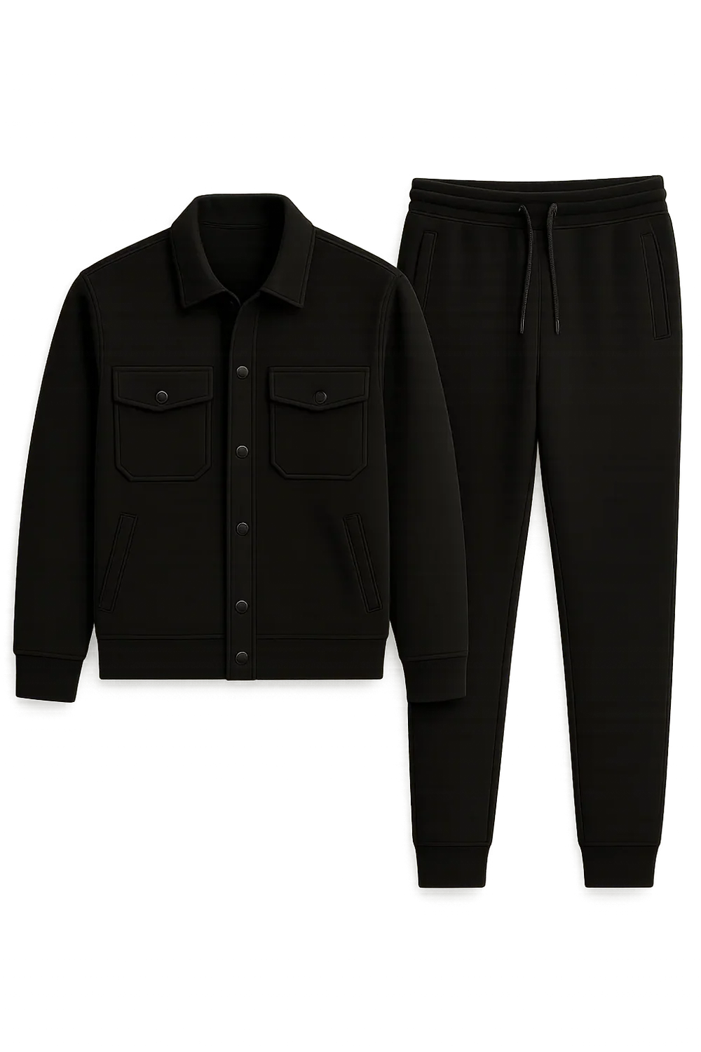 Ensemble pour Homme au Style Vintage – Noir