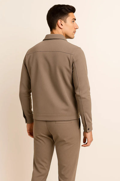 Ensemble pour Homme au Style Vintage – Beige