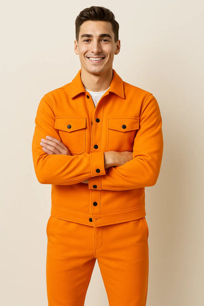 Ensemble Classique pour Homme – Orange