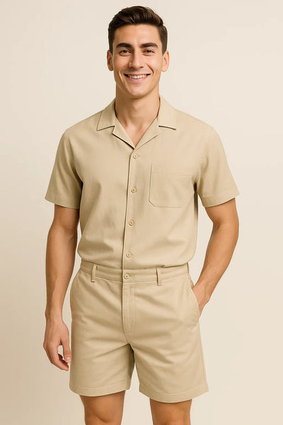 Ensemble pour Homme au Style Moderne – Beige