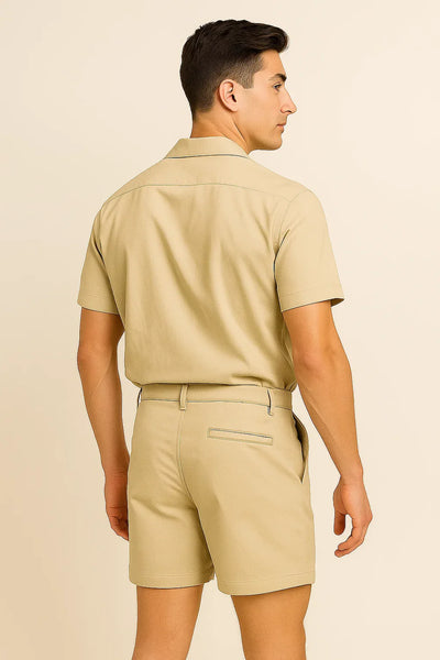 Ensemble pour Homme au Style Moderne – Beige