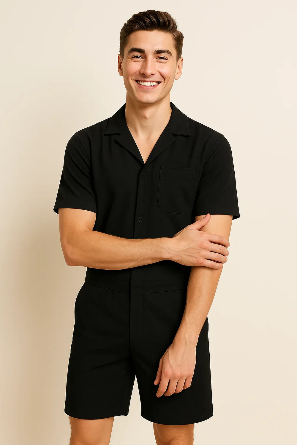 Ensemble pour Homme au Style Moderne – Noir
