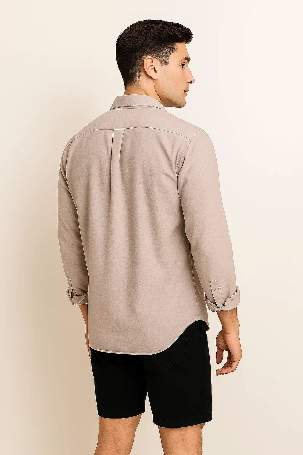 Chemise Oxford d'Été Élégante pour Homme – Rose clair