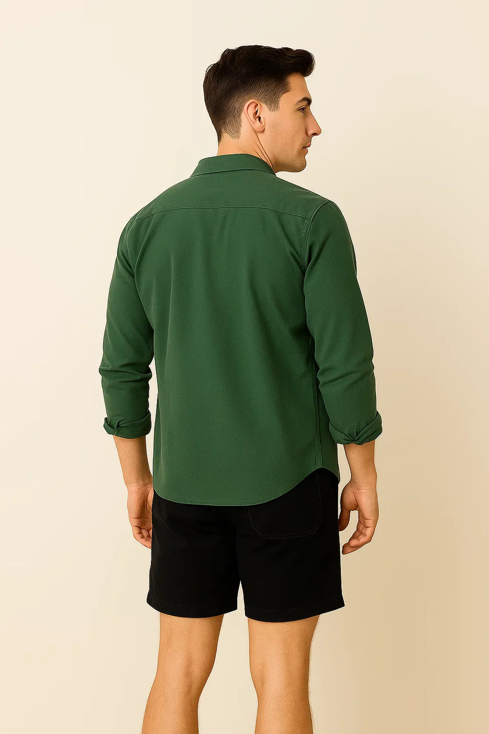 Chemise Oxford d'Été Élégante pour Homme – Vert