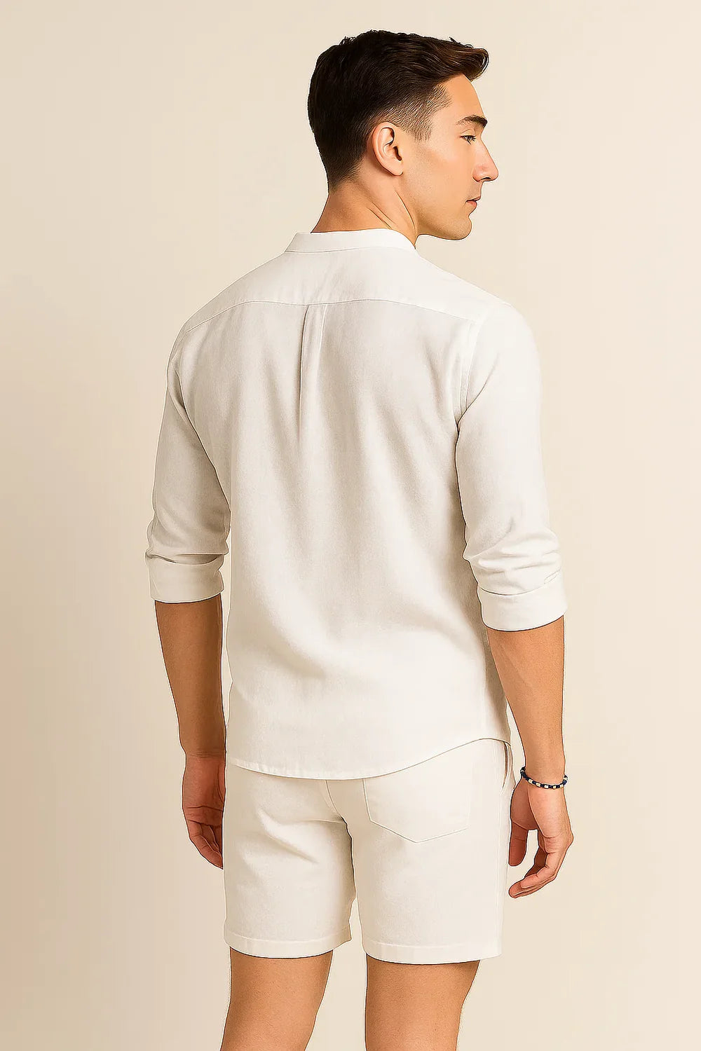 Chemise Élégante pour Homme – Blanc