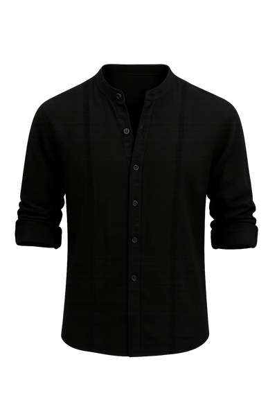 Chemise Élégante pour Homme – Noir