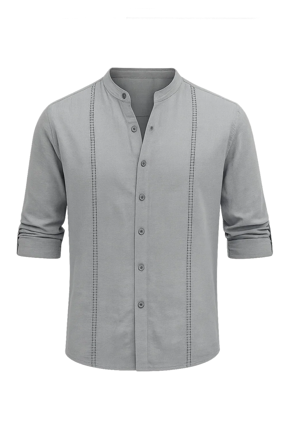 Chemise Élégante pour Homme – Gris clair