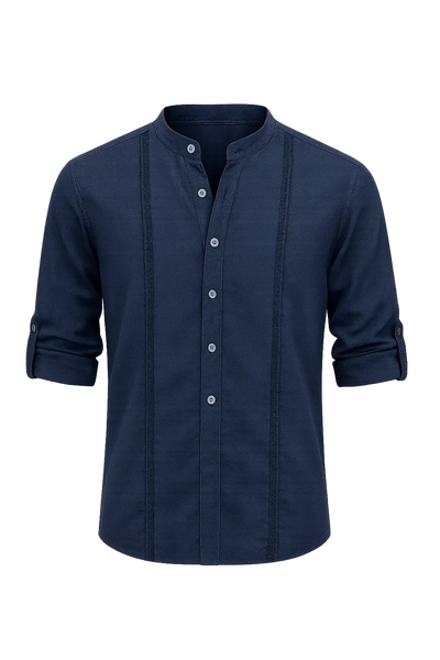 Chemise Élégante pour Homme – Bleu foncé