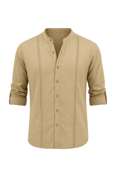 Chemise Élégante pour Homme – Kaki