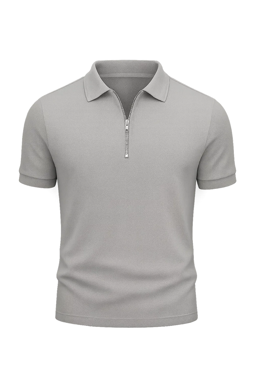 Polo Décontracté-Chic pour Homme – Gris clair