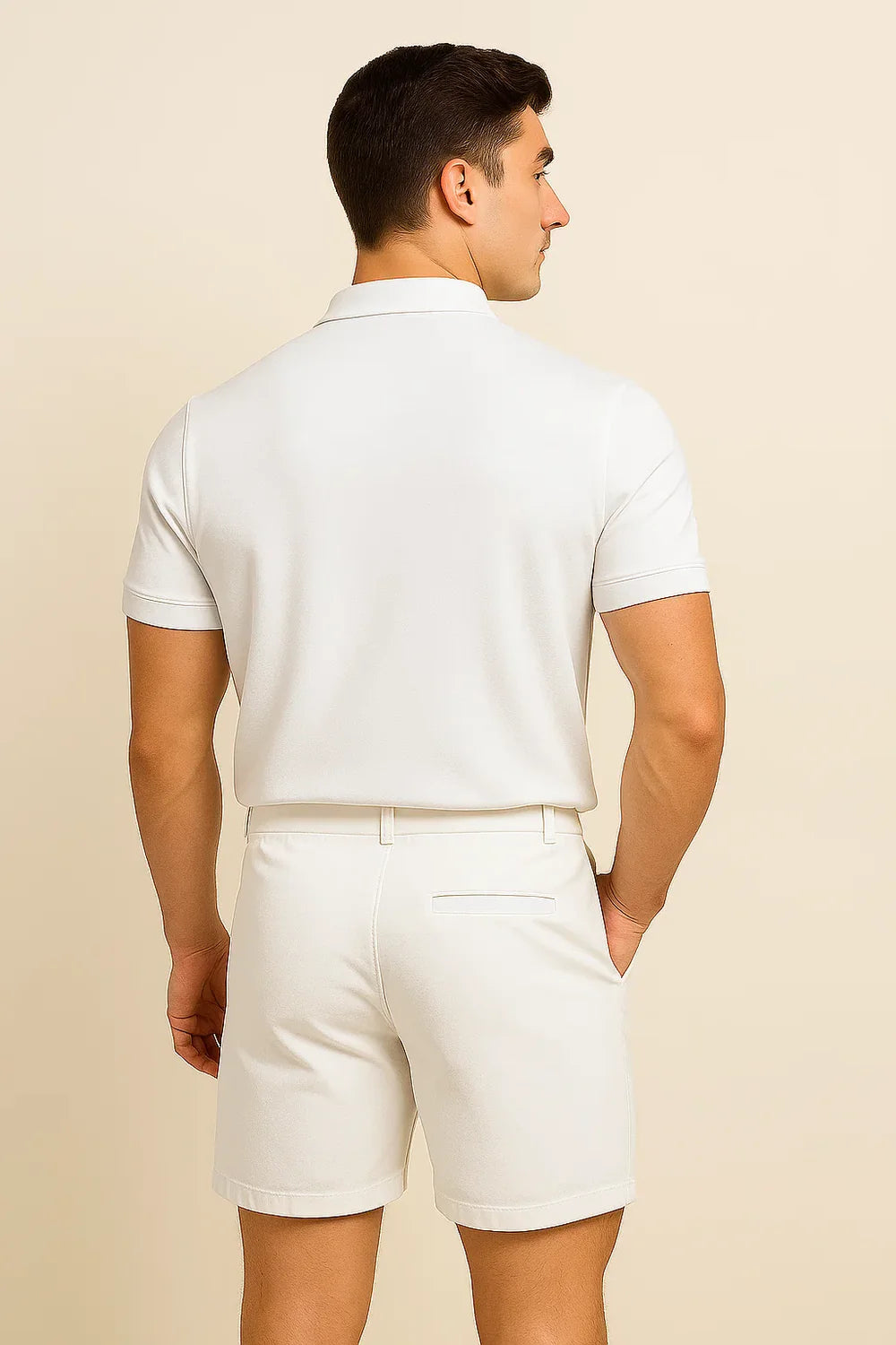 Polo Décontracté-Chic pour Homme – Blanc