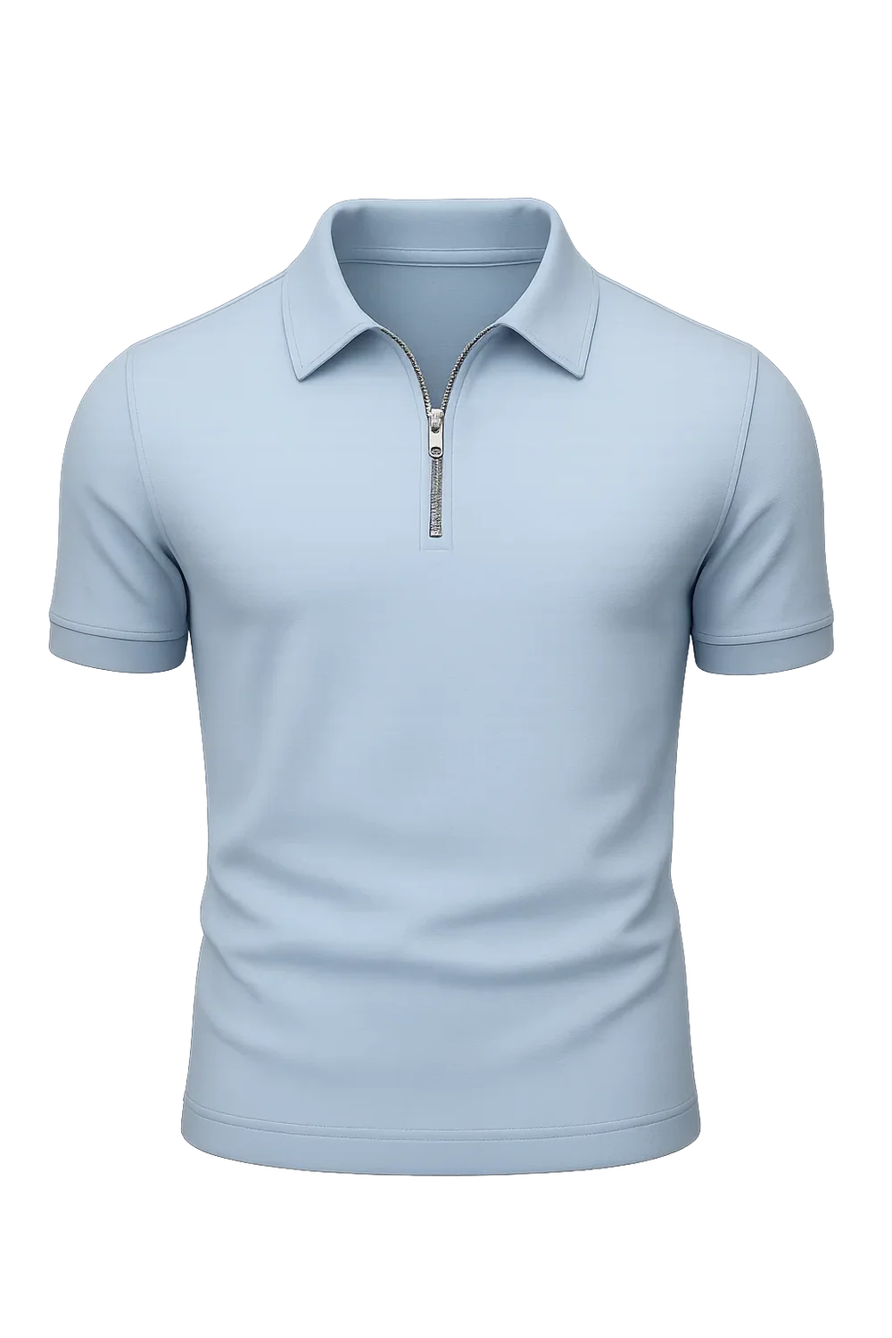 Polo Décontracté-Chic pour Homme – Bleu Clair