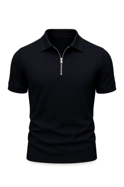 Polo Décontracté-Chic pour Homme – Bleu foncé