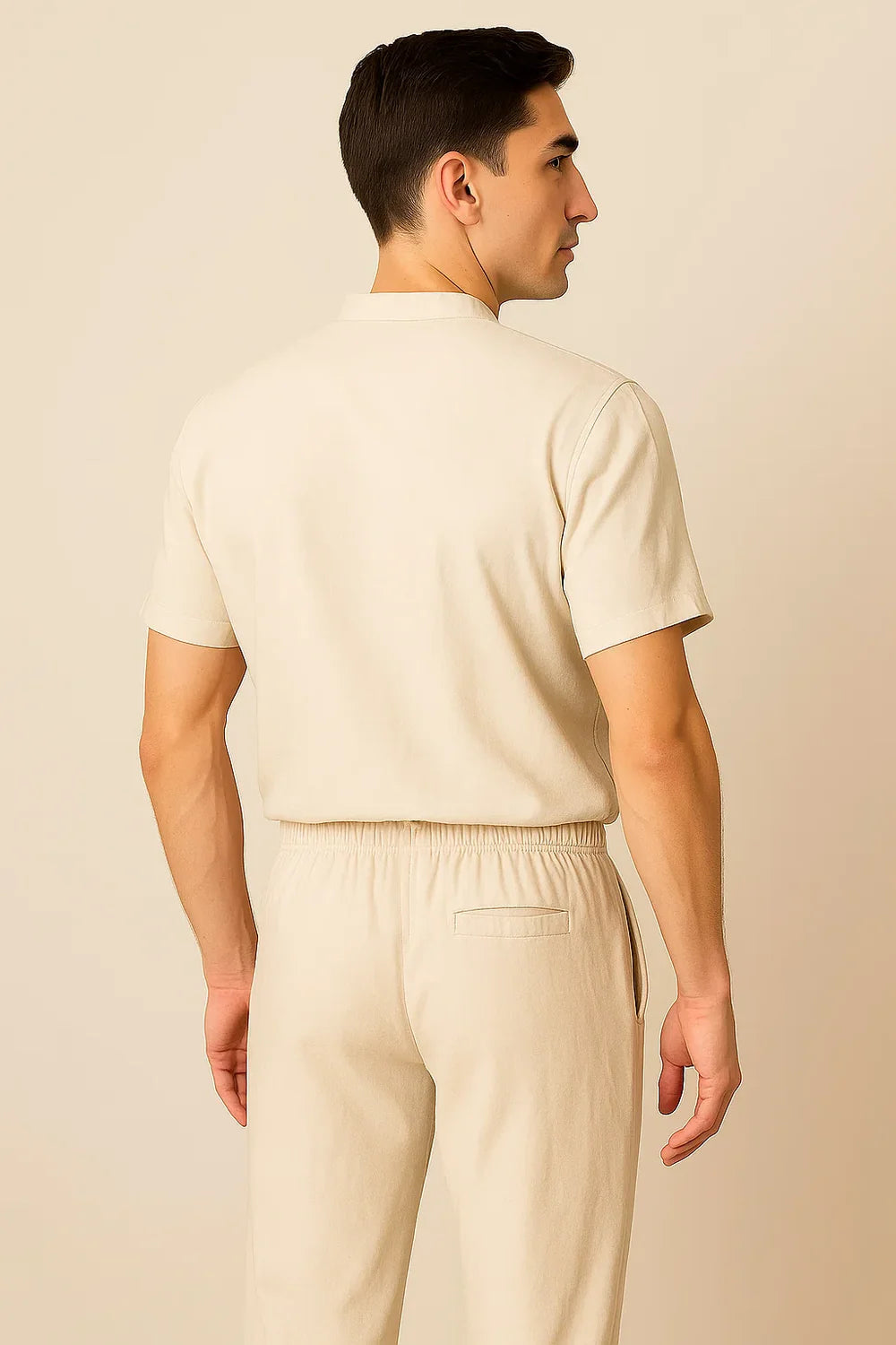 Ensemble Décontracté Moderne pour Homme – Beige