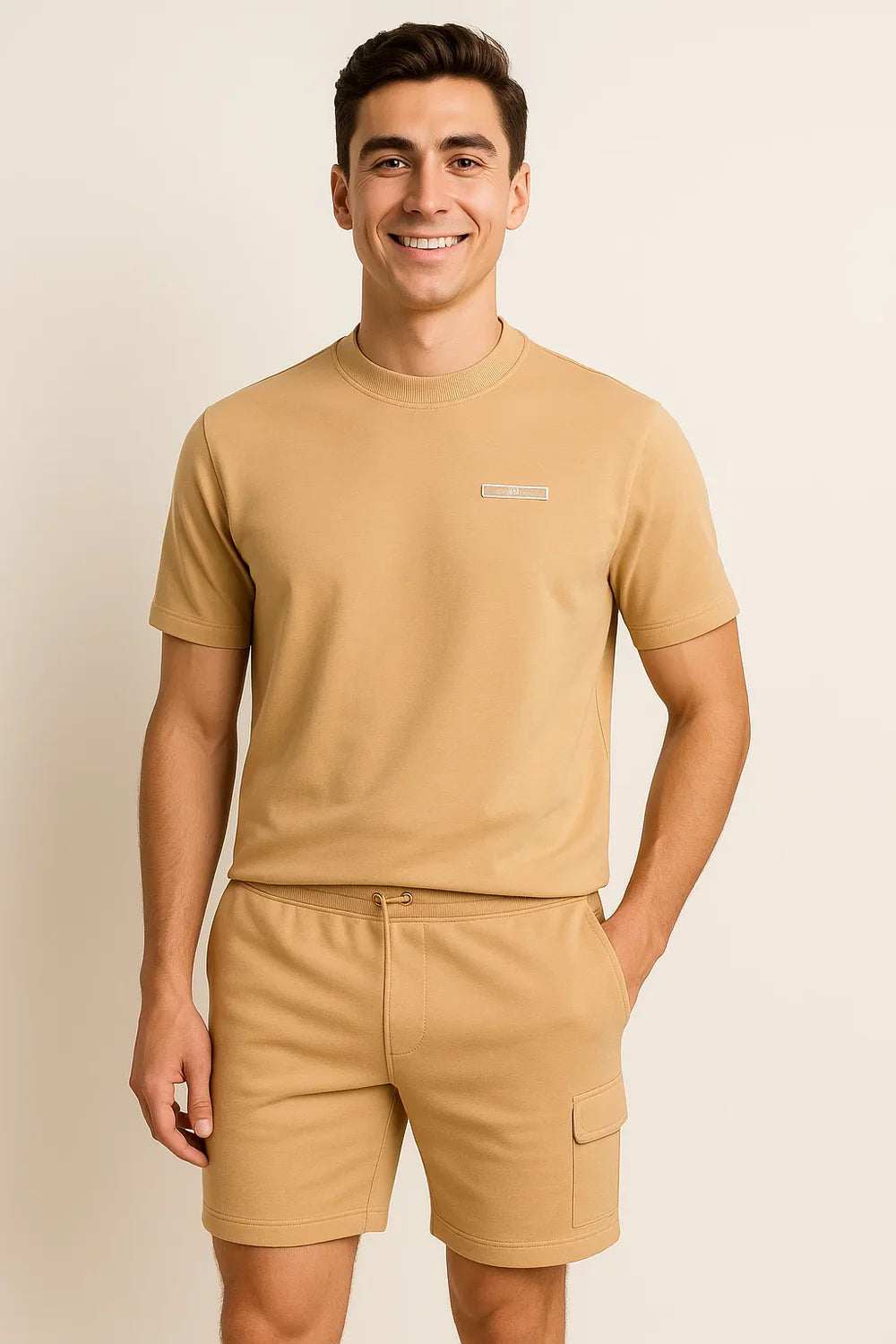 Ensemble Décontracté Tendance pour Homme  – Kaki