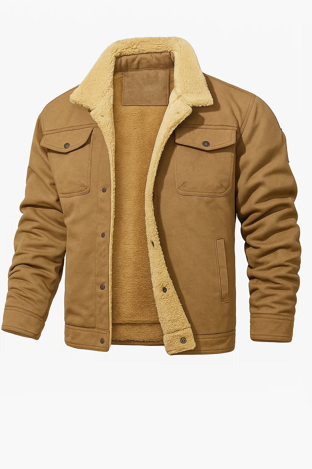Veste Tendance pour Homme – Automne/Hiver – Kaki