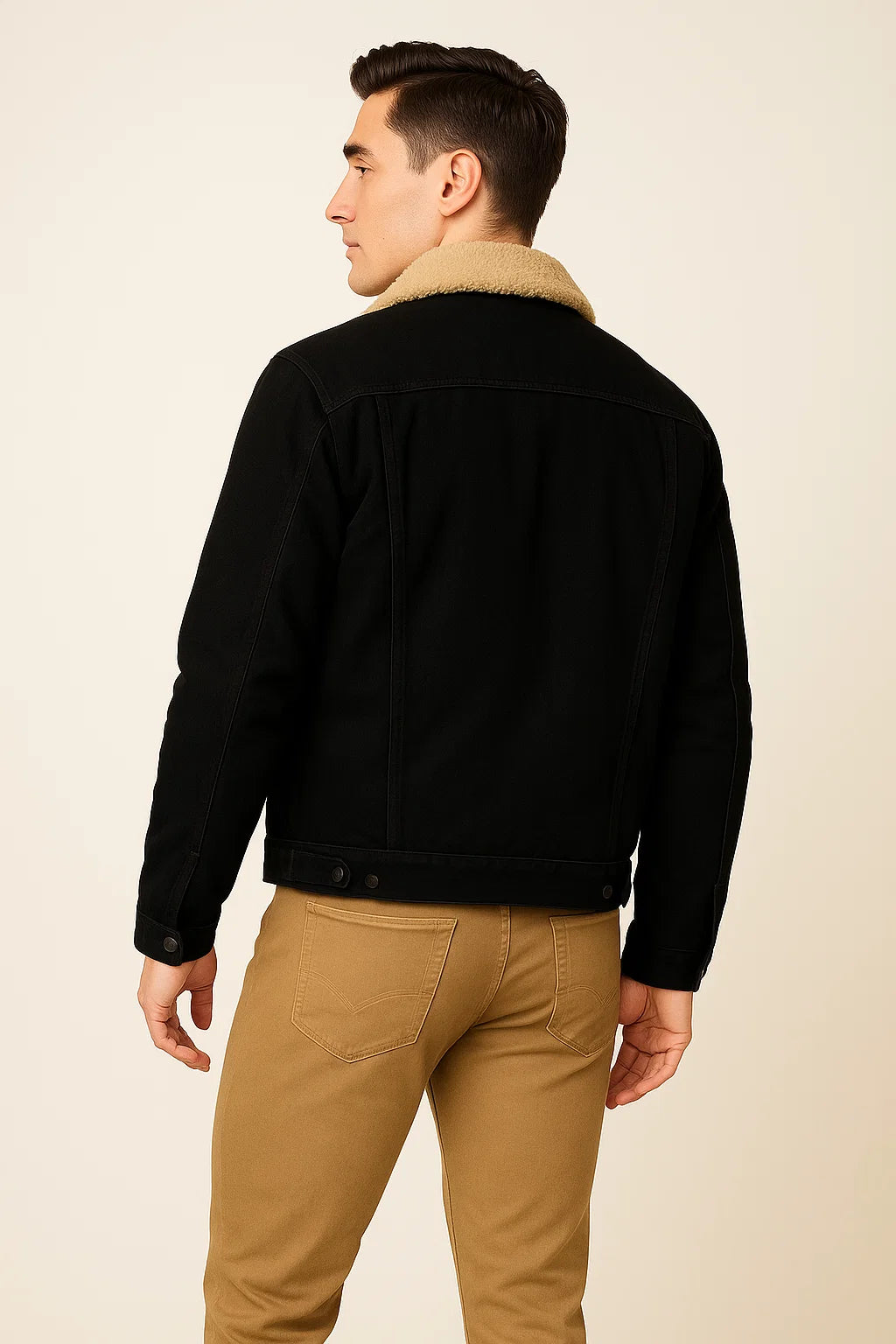 Veste Tendance pour Homme – Automne/Hiver – Noir