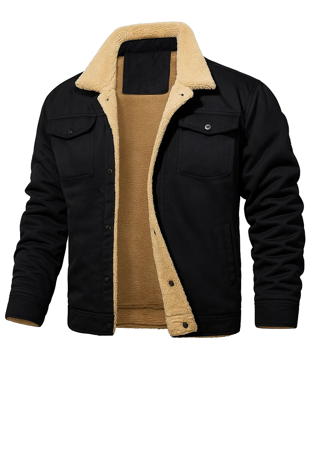 Veste Tendance pour Homme – Automne/Hiver – Noir