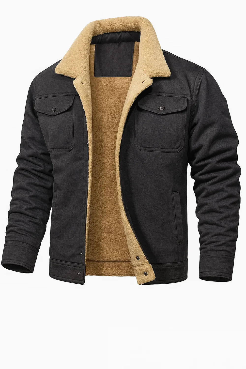 Veste Tendance pour Homme – Automne/Hiver – Gris foncé
