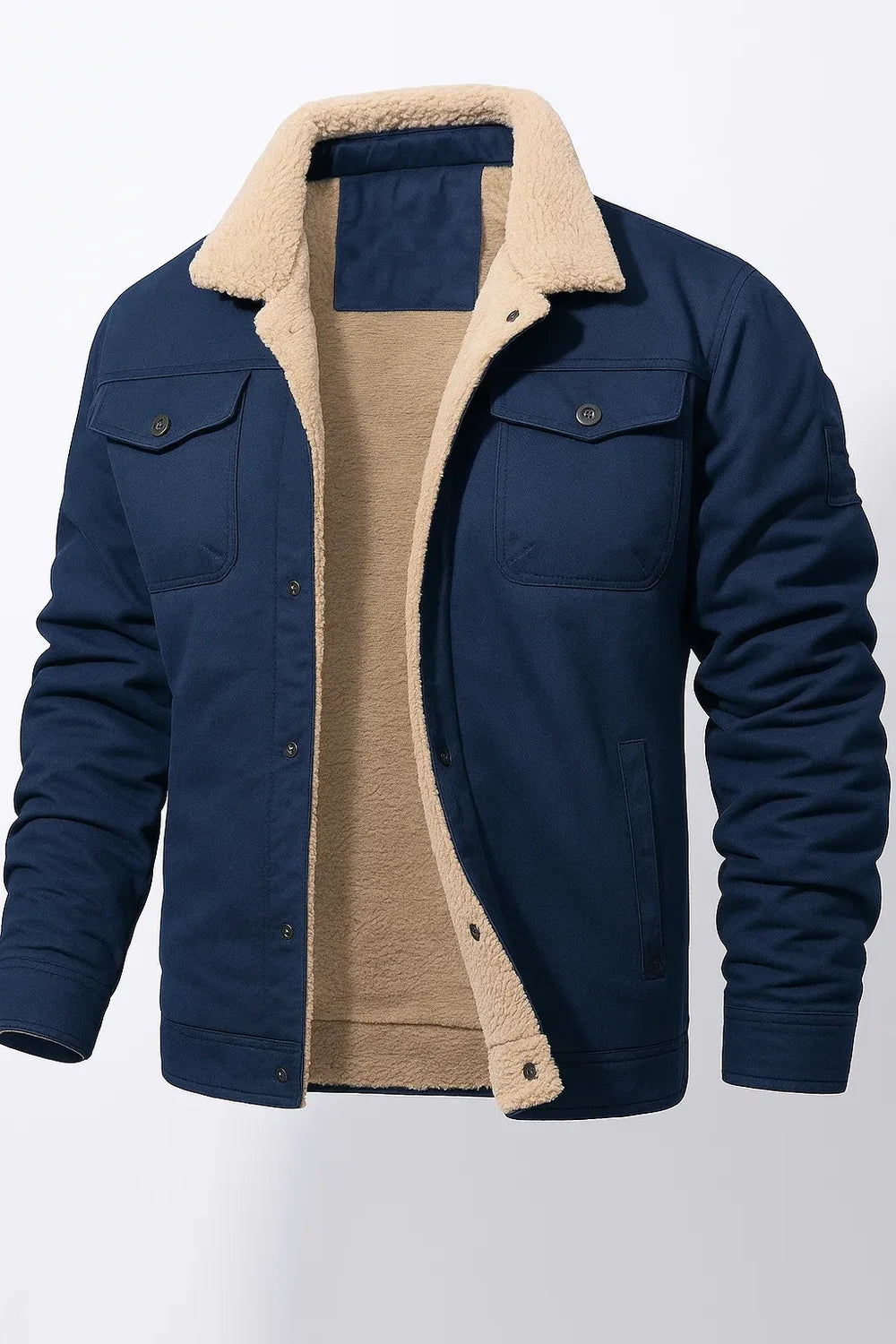Veste Tendance pour Homme – Automne/Hiver – Bleu foncé