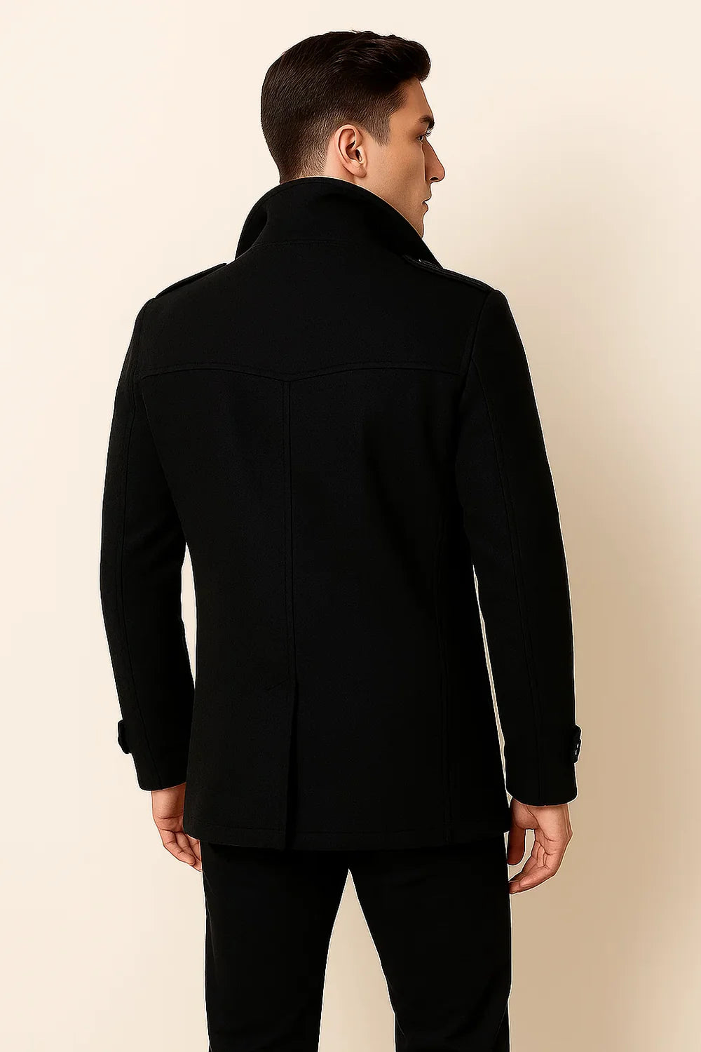 Ensemble Veste Deux Pièces Élégant pour Homme – Noir