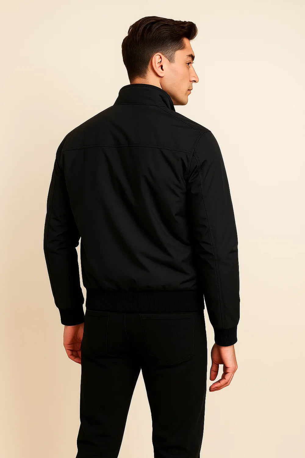 Veste Classique Toutes Saisons pour Homme – Noir