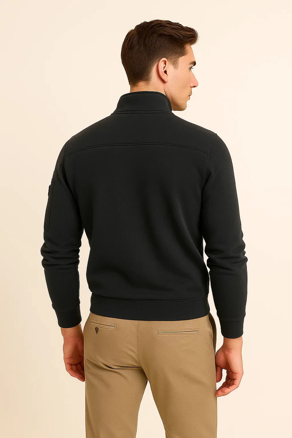 Pull Tendance au Style Moderne pour Homme - Noir