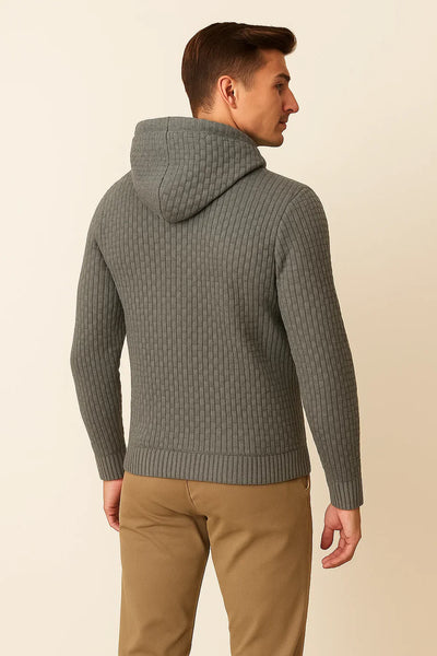 Pull Tendance au Style Moderne pour Homme - Gris