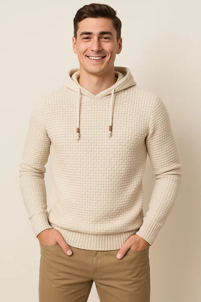 Pull Tendance au Style Moderne pour Homme - Beige