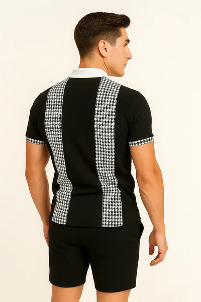 Ensemble Tendance pour Homme pour l'Été – Rayé Noir