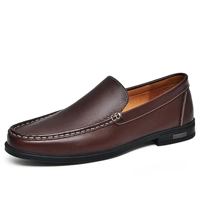 Mocassins à enfiler de style vintage pour hommes