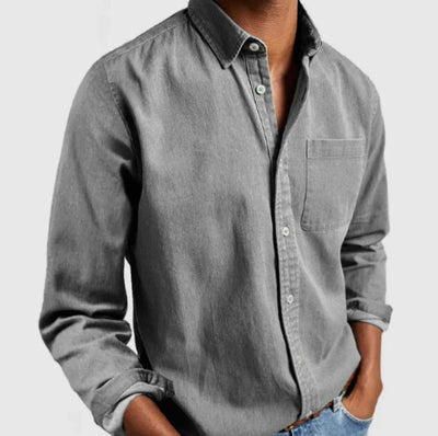 Chemise boutonnée décontractée pour hommes